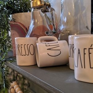 Rae Dunn Espresso Mug Set of 4